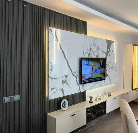 Ankara TV Ünitesi ve Duvar Dekorasyonu Projesi Projesi